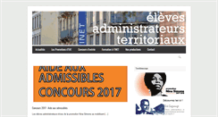 Desktop Screenshot of eleve-administrateur-territorial.fr