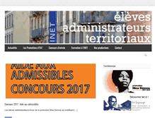 Tablet Screenshot of eleve-administrateur-territorial.fr